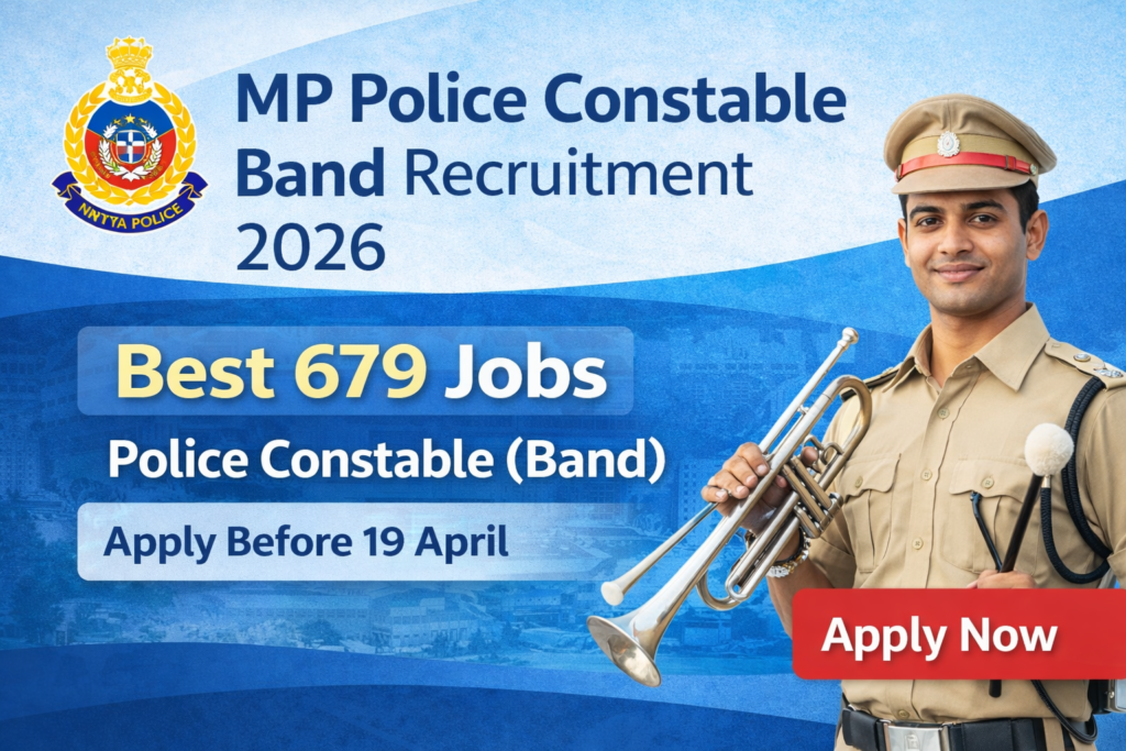 MP Police Constable Band Recruitment 2026 Best 679 Jobs